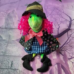 Ty Scary Witch Beanie Baby 2000 Shelf Sitter Halloween Decor